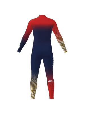 Podiumwear Unisex Gold One-Piece Race Suit