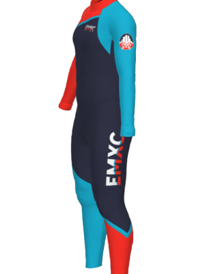Podiumwear Unisex Gold One-Piece Race Suit