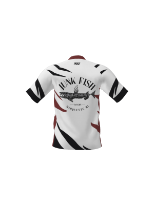 Podiumwear Men's Silver Short Sleeve MTB Jersey - New Fabric 2025!
