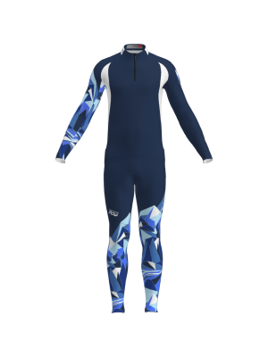 Podiumwear Unisex Gold Two-Piece Race Suit