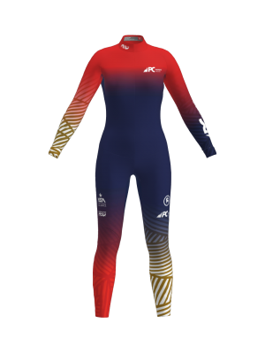 Podiumwear Women's Gold One-Piece Race Suit