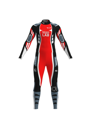 Podiumwear Unisex Gold One-Piece Race Suit