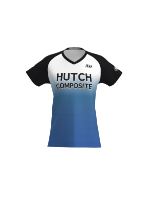 Podiumwear Women's Silver Short Sleeve MTB Jersey - NEW FABRIC 2025!