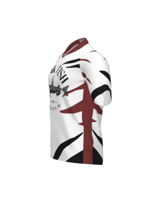 Podiumwear Men's Silver Short Sleeve MTB Jersey - New Fabric 2025!