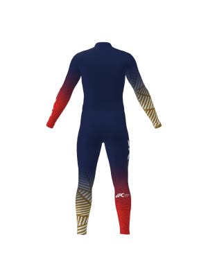 Podiumwear Unisex Gold One-Piece Race Suit