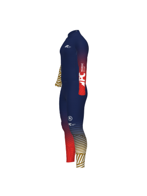 Podiumwear Unisex Gold One-Piece Race Suit