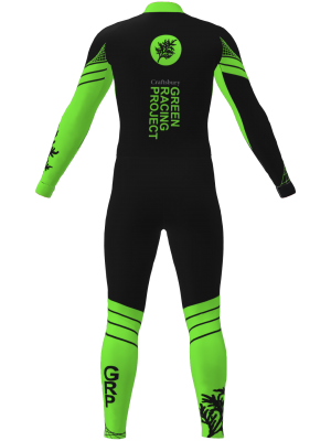 Podiumwear Unisex Gold One-Piece Race Suit