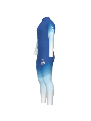 Podiumwear Unisex Gold One-Piece Race Suit