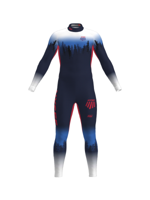 Podiumwear Unisex Gold One-Piece Race Suit