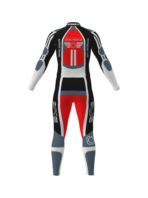 Podiumwear Unisex Gold One-Piece Race Suit