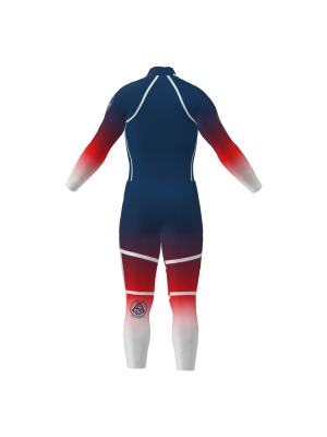 Podiumwear Nordic Child's Two-Piece Race Suit (Nordic Skiing) Back View