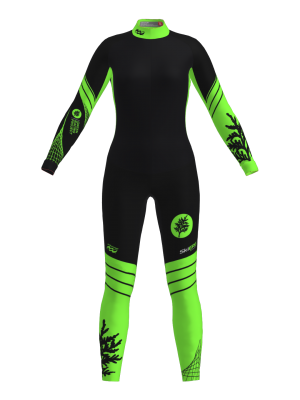 Podiumwear Women's Gold One-Piece Race Suit