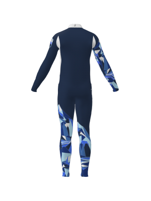 Podiumwear Unisex Gold Two-Piece Race Suit