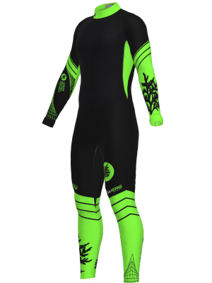 Podiumwear Unisex Gold One-Piece Race Suit
