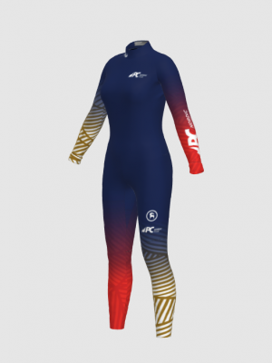 Podiumwear Women's Gold One-Piece Race Suit