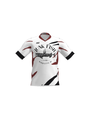 Podiumwear Men's Silver Short Sleeve MTB Jersey - New Fabric 2025!
