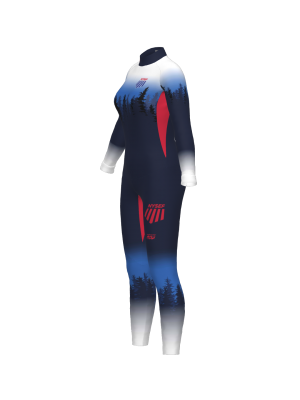 Podiumwear Women's Gold One-Piece Race Suit