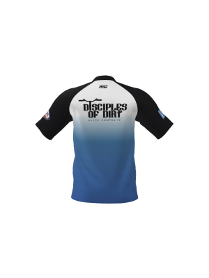 Podiumwear Men's Silver Short Sleeve MTB Jersey - New Fabric 2025!