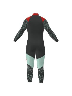 Podiumwear Nordic Child's Two-Piece Race Suit (Nordic Skiing) Back View