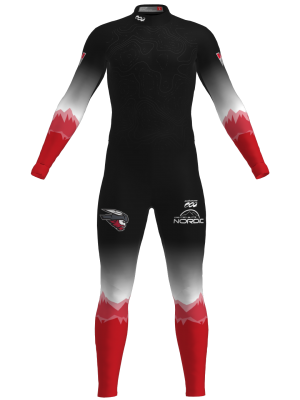 Podiumwear Unisex Gold One-Piece Race Suit