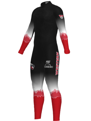 Podiumwear Unisex Gold One-Piece Race Suit