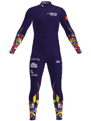 Podiumwear Unisex Gold One-Piece Race Suit