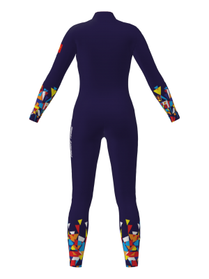 Podiumwear Women's Gold One-Piece Race Suit