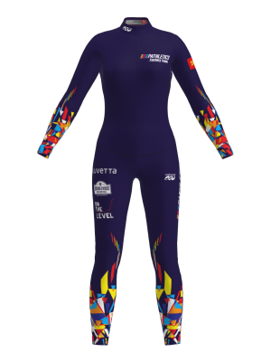 Podiumwear Women's Gold One-Piece Race Suit