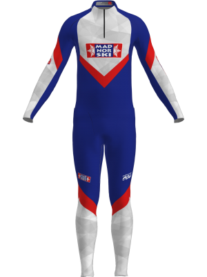 Podiumwear Unisex Gold Two-Piece Race Suit