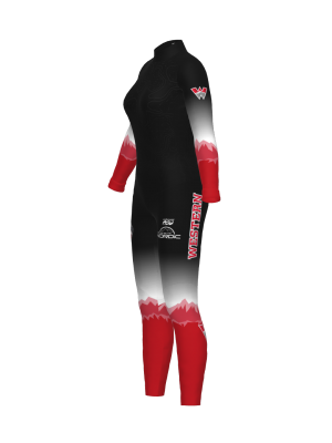 Podiumwear Women's Gold One-Piece Race Suit