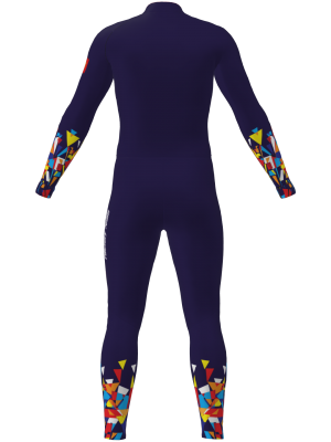 Podiumwear Unisex Gold One-Piece Race Suit