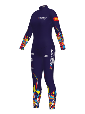 Podiumwear Women's Gold One-Piece Race Suit