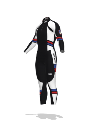 Podiumwear Nordic Child's Two-Piece Race Suit (Nordic Skiing) Side View