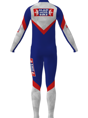 Podiumwear Unisex Gold Two-Piece Race Suit
