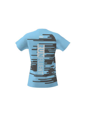 Podiumwear Women's Silver Short Sleeve MTB Jersey - NEW FABRIC 2025!