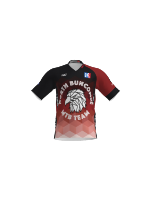 Podiumwear Men's Silver Short Sleeve MTB Jersey - New Fabric 2025!