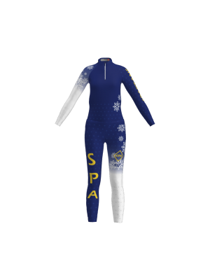 Podiumwear Women's Gold Two-Piece Race Suit