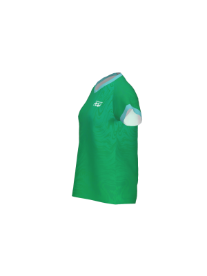 Podiumwear Women's Silver Short Sleeve MTB Jersey - NEW FABRIC 2025!