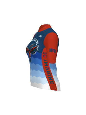 Podiumwear Women's Gold Full Zip Jersey