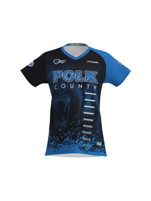 Podiumwear Women's Silver Short Sleeve MTB Jersey - NEW FABRIC 2025!