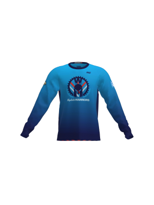 Podiumwear Unisex Silver Long Sleeve Tech Tee - New Fabric 2025!