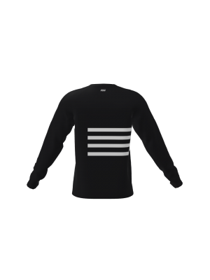 Podiumwear Unisex Silver Long Sleeve Tech Tee - New Fabric 2025!