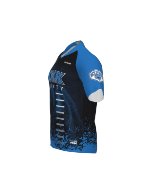 Podiumwear Men's Silver Short Sleeve MTB Jersey - New Fabric 2025!