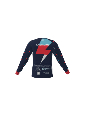 Podiumwear Unisex Silver Long Sleeve Tech Tee - New Fabric 2025!