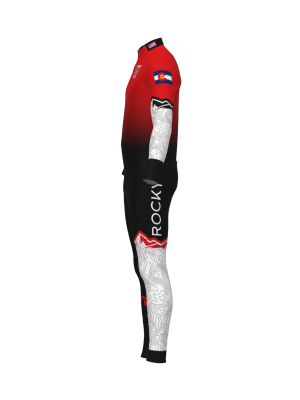 Podiumwear Unisex Gold Two-Piece Race Suit