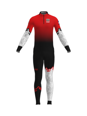 Podiumwear Unisex Gold Two-Piece Race Suit