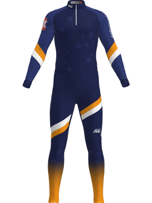 Podiumwear Unisex Silver Two-Piece Race Suit