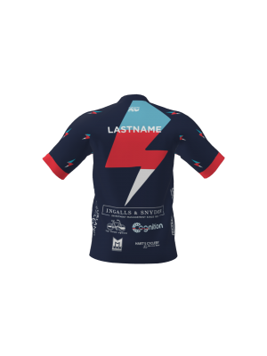 Podiumwear Men's Silver Short Sleeve MTB Jersey - New Fabric 2025!