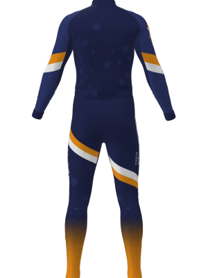 Podiumwear Unisex Silver Two-Piece Race Suit