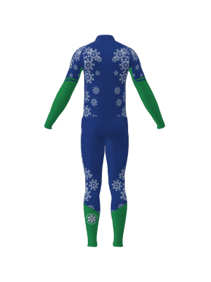 Podiumwear Unisex Gold Two-Piece Race Suit